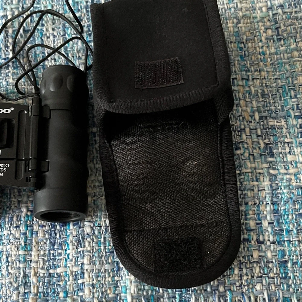 Black Binoculars with Case
